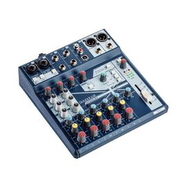 Notepad-8FX - Dark Blue - Small-format analog mixing console with USB I/O and Lexicon effects - Hero
