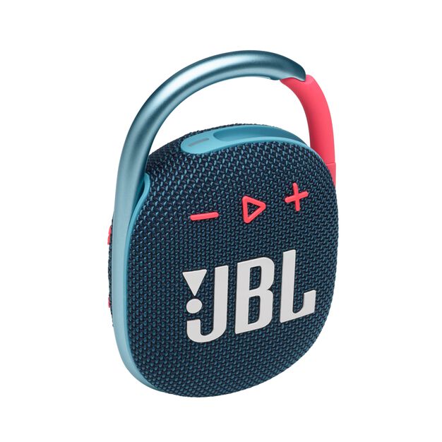 JBL Clip 4 - Blue / Pink - Ultra-portable Waterproof Speaker - Hero