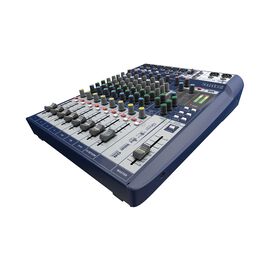 Signature 10 - Dark Blue - 10-input small format analogue mixer with onboard effects - Hero