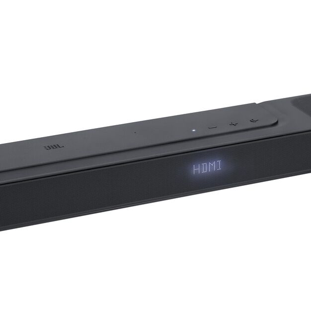 JBL Bar 5.1  Barra de sonido Ultra HD 4K con configuración de canales 5.1  y auténticos altavoces envolventes inalámbricos