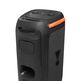 JBL Partybox 110 - Black - Portable party speaker with 160W powerful sound, built-in lights and splashproof design. - Detailshot 6