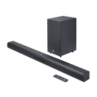 JBL Cinema SB580 - Black - 3.1 Channel Soundbar with Virtual Dolby Atmos® and Wireless Subwoofer - Hero