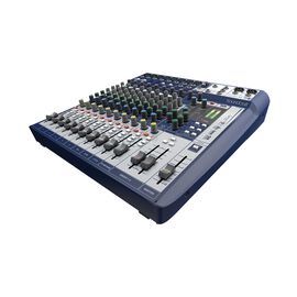 Signature 12 - Dark Blue - 12-input small format analogue mixer with onboard effects - Hero