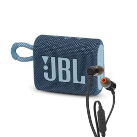 Combo JBL Go 3 Blue + Tune 110 Black