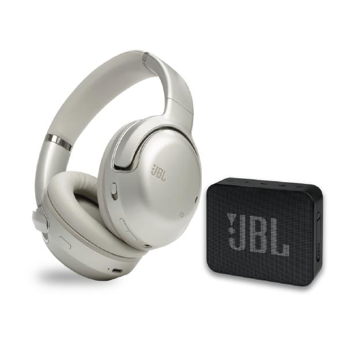 KIT JBL Tour One M2 Champagne + Go Essential Black