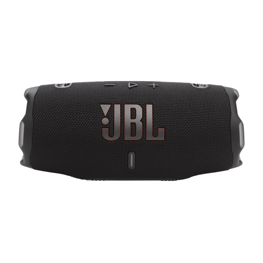 JBL Charge 6 - Black - Portable waterproof and drop-proof Bluetooth speaker - Front image number null