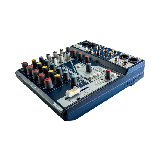 Notepad-8FX | Consola de mezclas analógica pequeña con E/S USB y