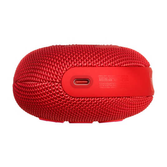 JBL Clip 5 - Red - Ultra-portable waterproof speaker - Bottom image number null