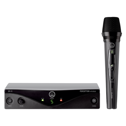 Perception Wireless 45 Vocal Set Band-C3 - Black - High-performance wireless microphone system - Hero image number null