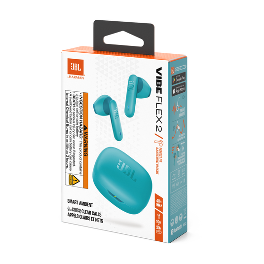 JBL Vibe Flex 2 - Blue - True Wireless Earbuds - Detailshot 15 image number null