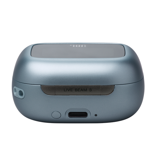 JBL Live Beam 3 - Blue - True wireless noise-cancelling closed-stick earbuds - Detailshot 4 image number null