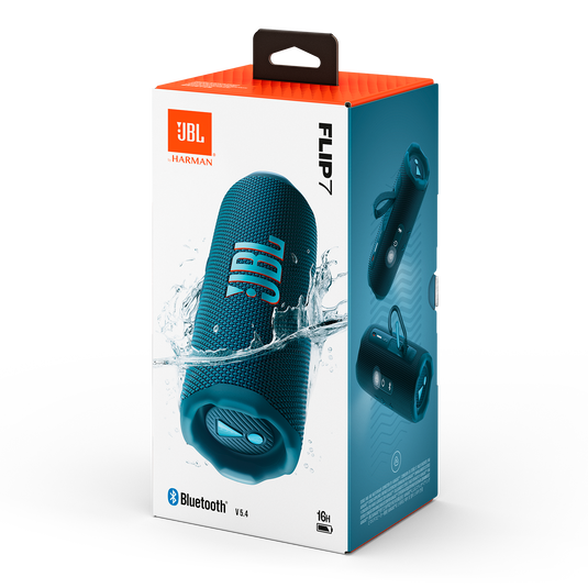 JBL Flip 7 - Blue - Portable waterproof and drop-proof  speaker - Detailshot 9 image number null