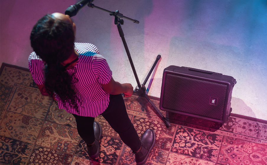 JBL IRX112BT Supresión de la retroalimentación - Image