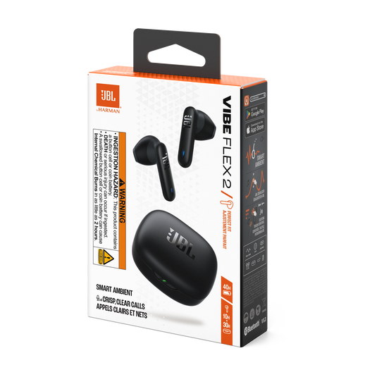 JBL Vibe Flex 2 - Black - True Wireless Earbuds - Detailshot 15 image number null