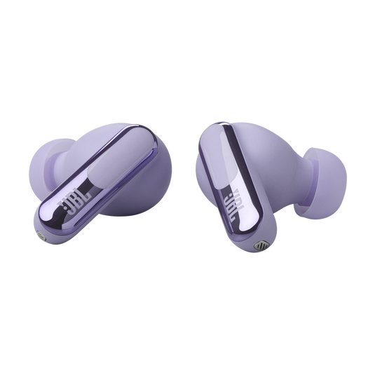 JBL Live Beam 3 - Purple - True wireless noise-cancelling closed-stick earbuds - Detailshot 1 image number null