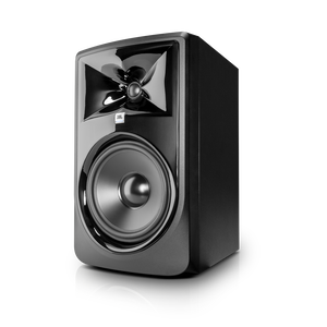 JBL 308P MkII - Black - Powered 8" (20.32 cm) Two-Way Studio Monitor - Hero JBL 308P MkII