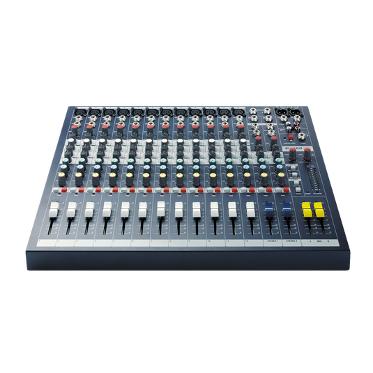 EPM12 - Dark Blue - A multipurpose mixer that carries the hallmarks of Soundcraft&rsquo;s professional heritage. - Detailshot 1 image number null