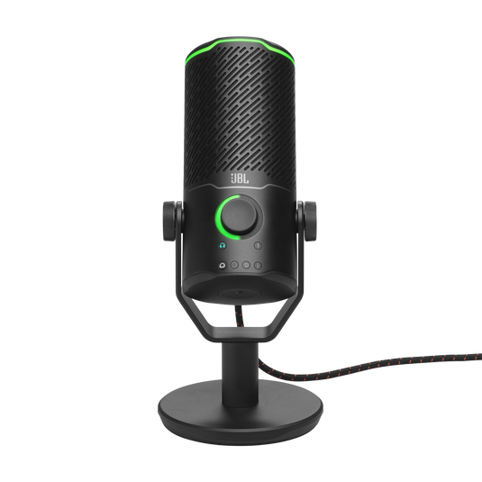 JBL Quantum Stream Studio - Chrome - Quad pattern premium USB microphone for streaming, recording and gaming - Detailshot 1 image number null